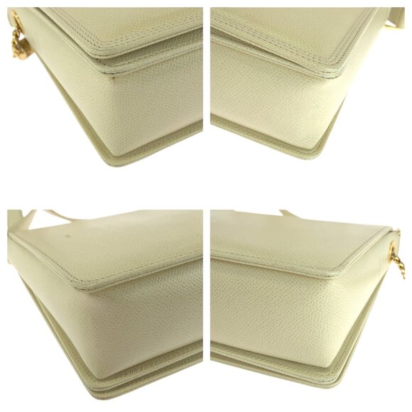 VALENTINO GARAVANI Vintage White Leather Shoulder Bag - Picture 4 of 11